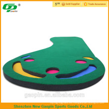 Venta caliente 3 &#39;* 9&#39; mini golf de interior barato Putting mat and putting carpet